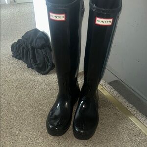Hunter Black Women's Winter & Rain Boots